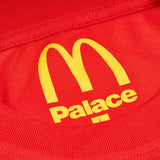 PALACE X MCDONALD'S LOGO T-SHIRT - RED