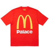 PALACE X MCDONALD'S LOGO T-SHIRT - RED