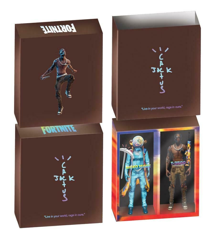 travis scott fortnite action figure stockx