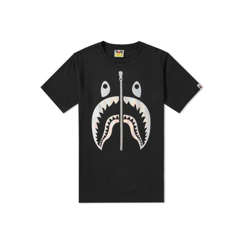 BAPE Hologram Shark Tee "Black"