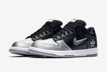 Supreme X Nike SB Dunk Low QS “Metallic Silver”