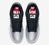 Supreme X Nike SB Dunk Low QS “Metallic Silver”