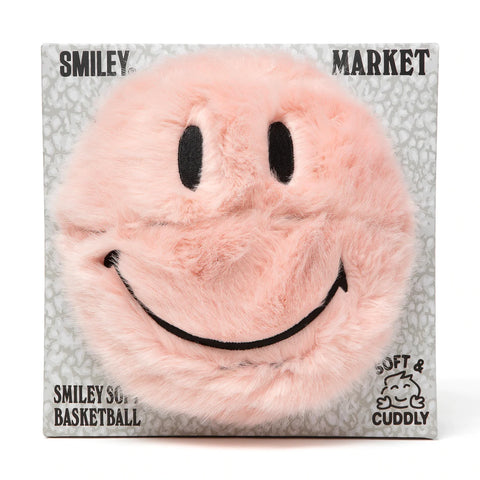 MARKET Smiley “Pink Fur” Plush Basketball