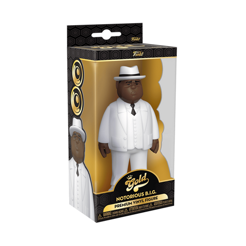 Funko Vinyl Gold 5“ “Notorious B.I.G In White Suit