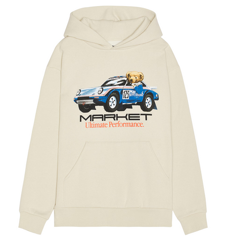 Market "Ultimate Rally" Bear Hoodie - Ecru