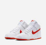 Nike Dunk High “Team White/Red”