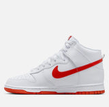 Nike Dunk High “Team White/Red”