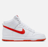 Nike Dunk High “Team White/Red”