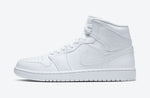 Nike Air Jordan 1 Mid "Triple White"