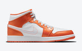 Nike Air Jordan 1 Mid "Metallic Electro Orange"