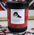 AJ1 Bred Toe Candle Jar