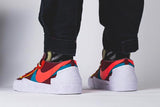 KAWS X Sacai X Nike Blazer Low "Team Red"