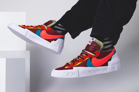 KAWS X Sacai X Nike Blazer Low "Team Red"