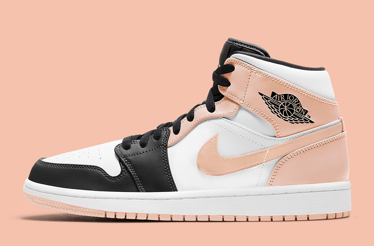 Arctic Orange Air Jordan Mid Crimson Tint Toe Jordan Mid